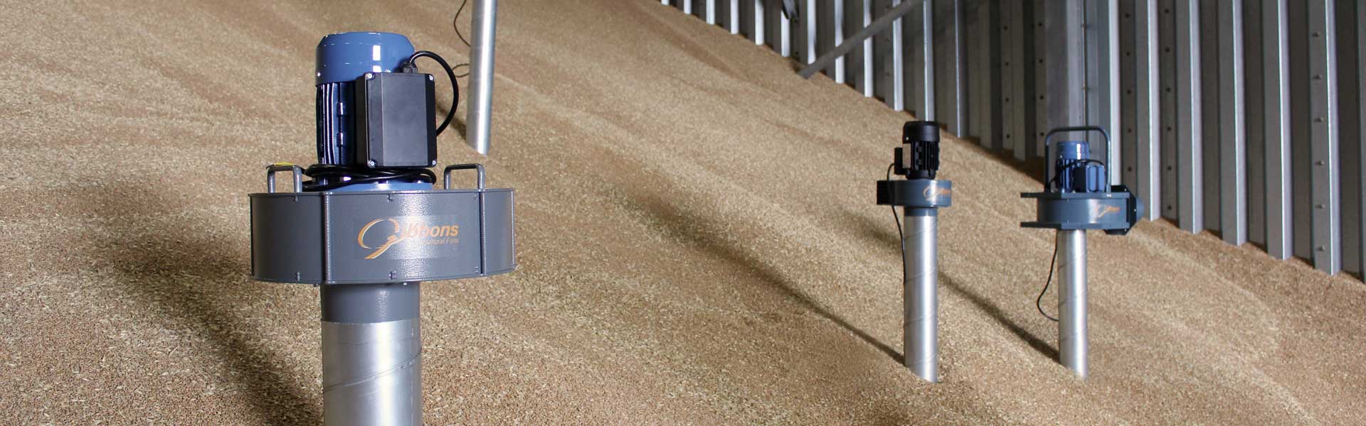 5-year manufacturer’s warranty Grain storage fans