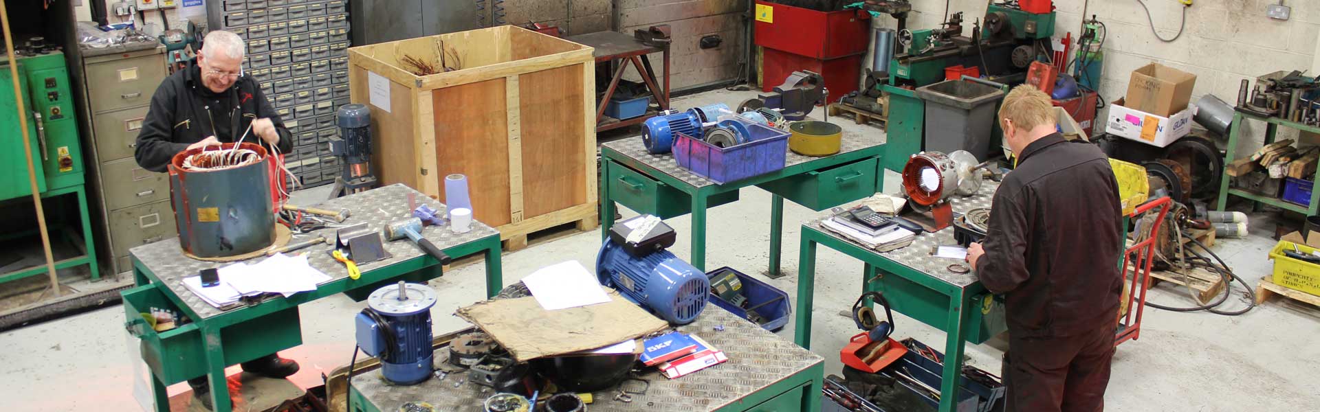 Electric motor rewinds and repairs