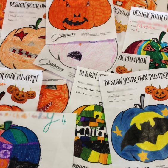 various examples of pumpkins with cool designs