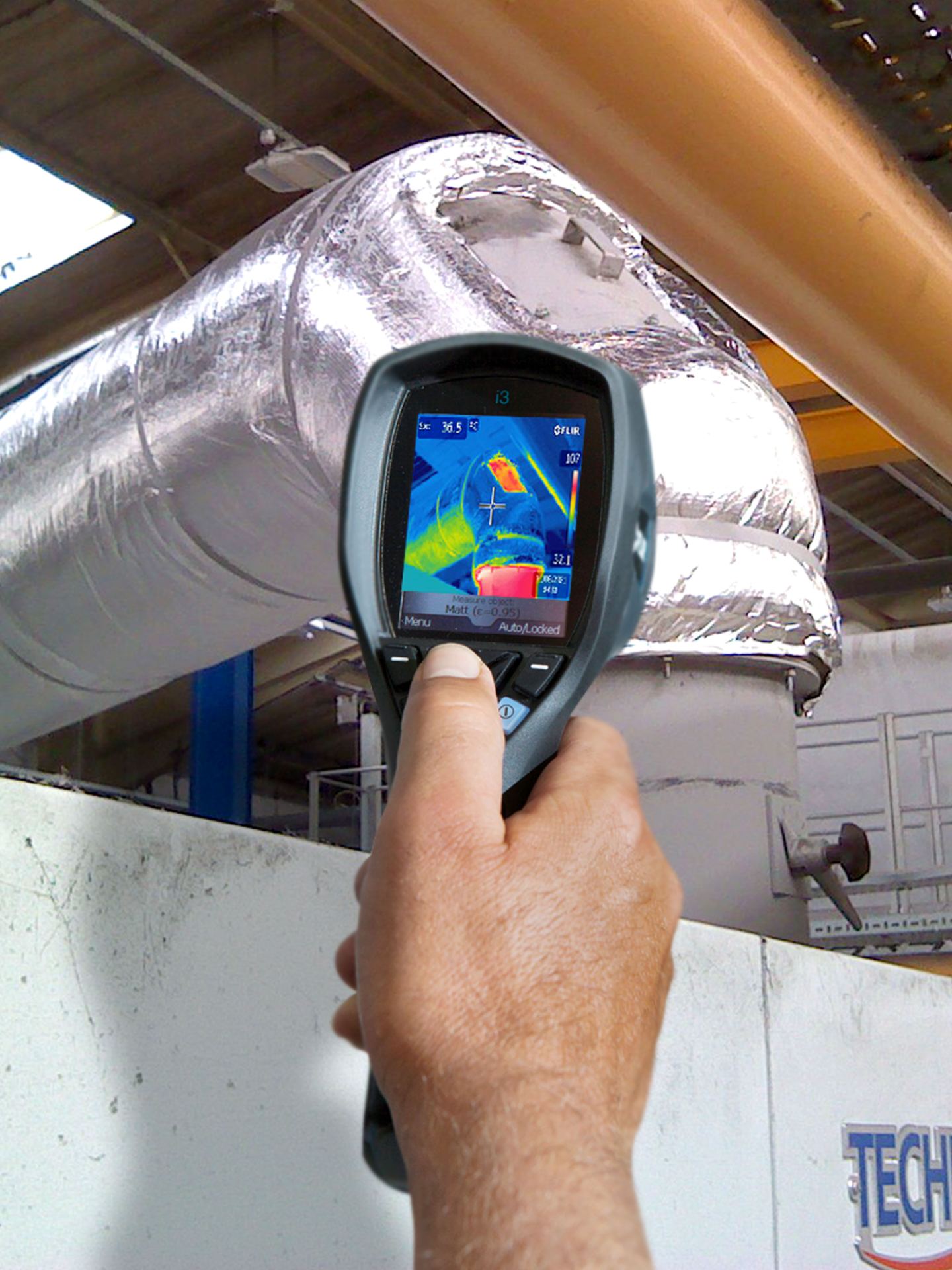 Thermal imaging Duct Work
