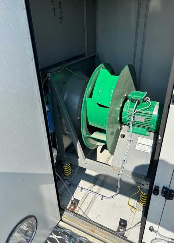 AHU-Fan AHU Inspection of fan