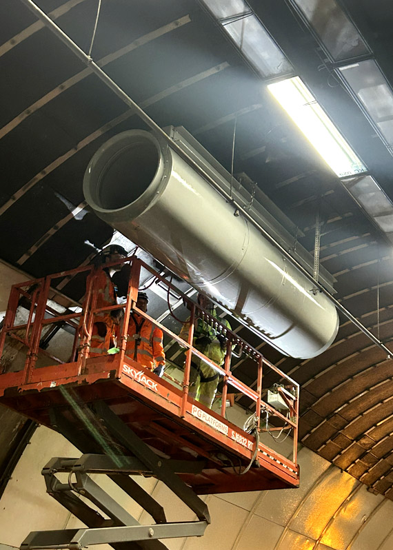 jet fan installation
